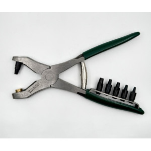 Die Cast Punch Plier with 6 punches